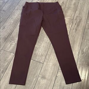 NWT Carhartt Women's Force Fitted Midweight Utility Leggings Blackberry Sz. L